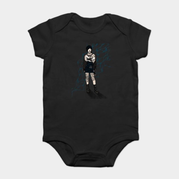 Sailor Mercury Baby Bodysuit by aLouro